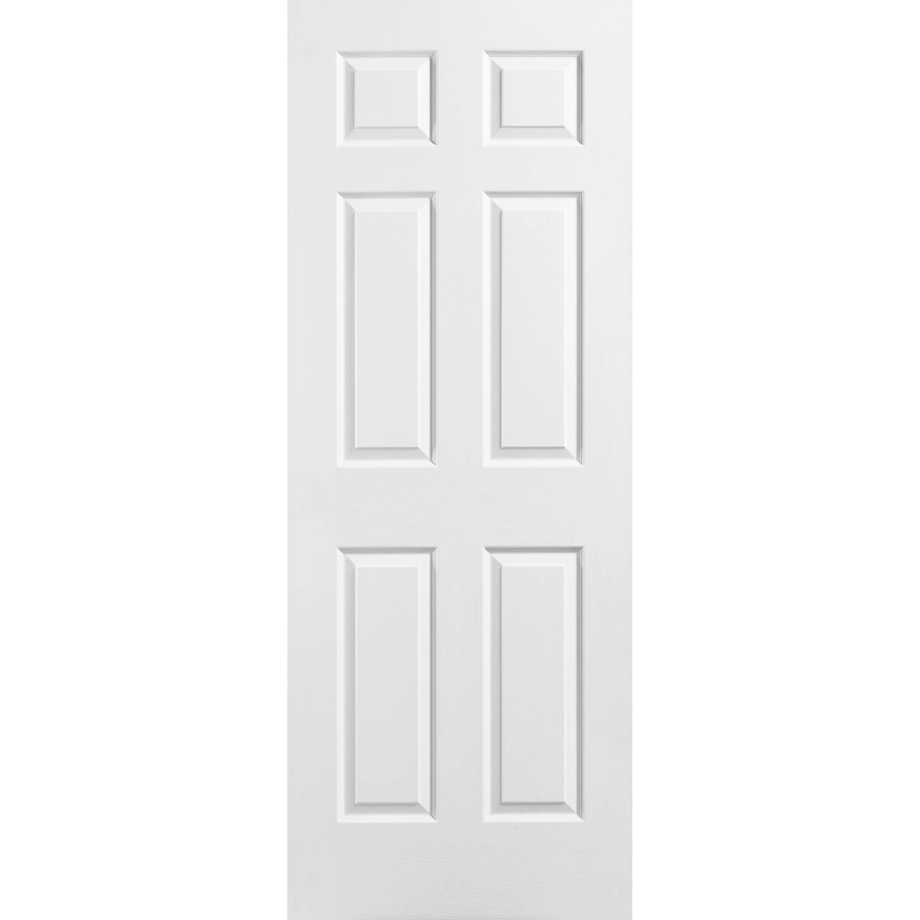 18'x80" 6 Panel Square Textured Moulded Panel Door