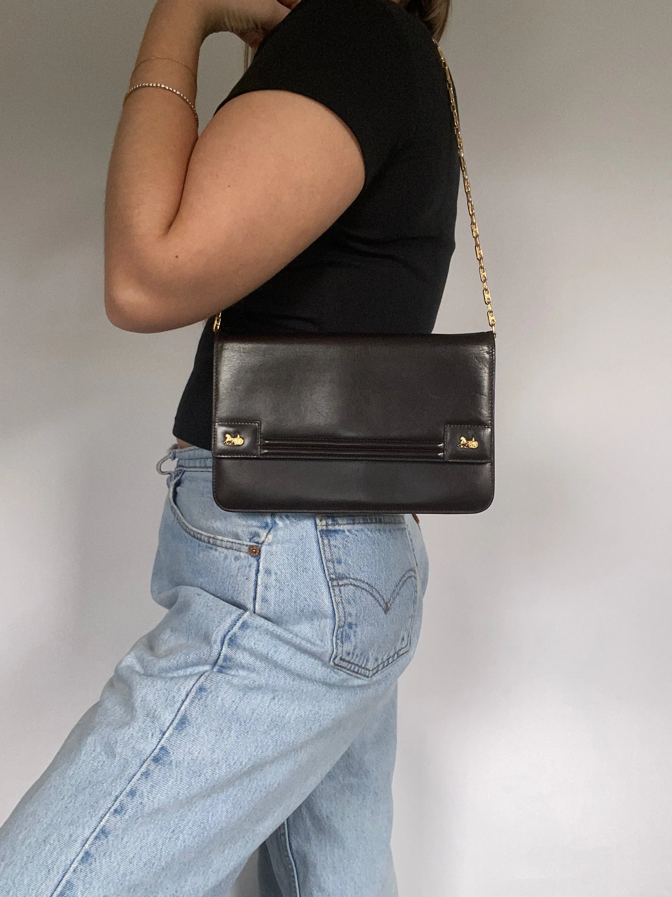 2-Way Celine Leather Bag