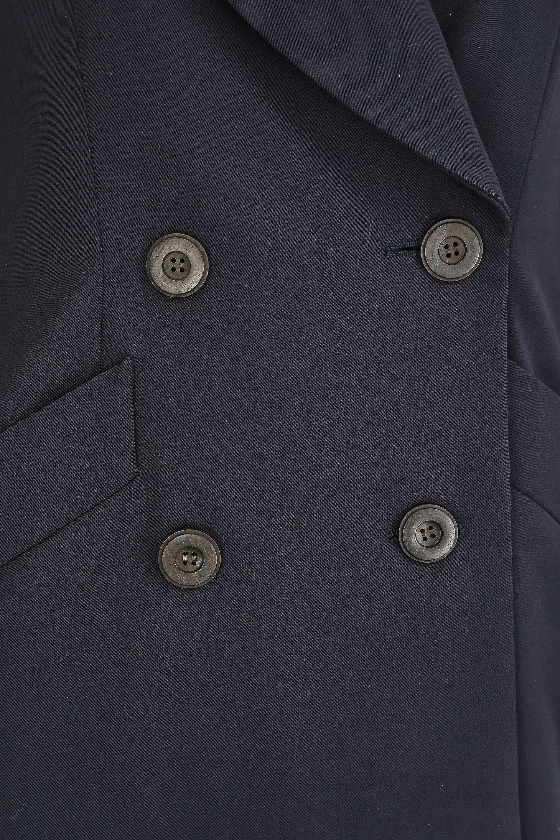 ARCHIVE - 1990s Yves Saint Laurent Navy Blazer Skirt Suit