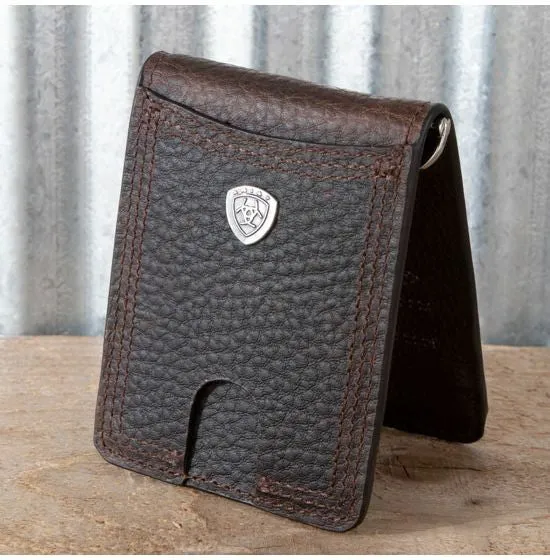 Ariat BiFold Brown Rowdy Money Clip A35470282