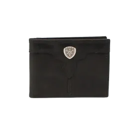 Ariat M&F Removable Passcase Black Bifold Wallet