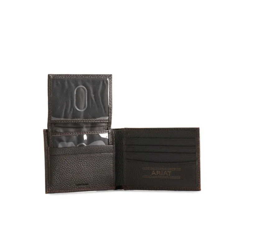 ARIAT Men's Bifold Wallet Mexico Flag Logo A35493282