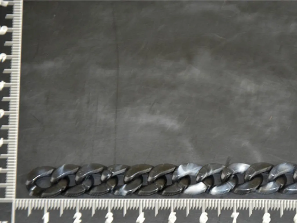 Black White Circular Acrylic Chains