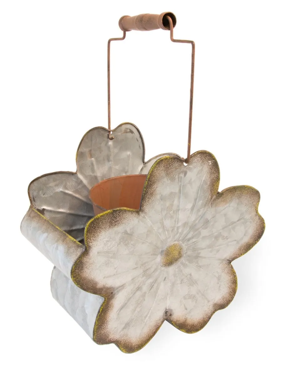 Boston International JHC19097 Daisy Metal Bucket Planter