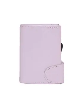 C-Secure Italian Leather RFID Wallet Candy Pink