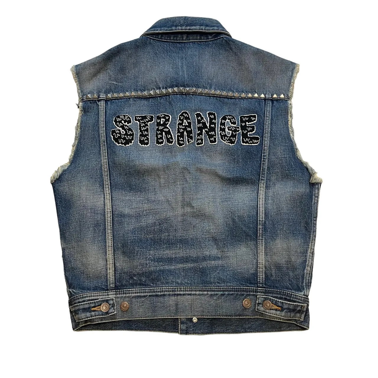 CELINE セリーヌ 21AW STRANGE スタッズデニムベスト 686