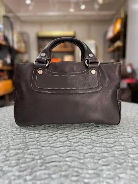CELINE Boogie Brown Leather Unisex Handbag