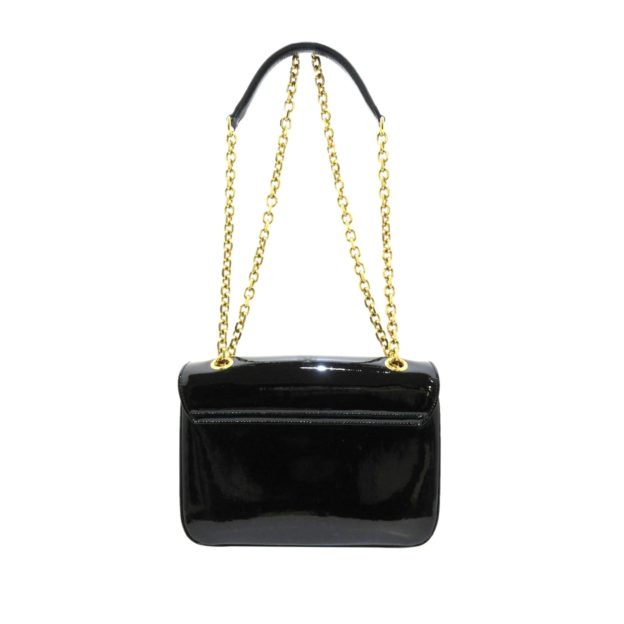 Celine C Bag Patent Leather Crossbody Bag (SHG-36200)