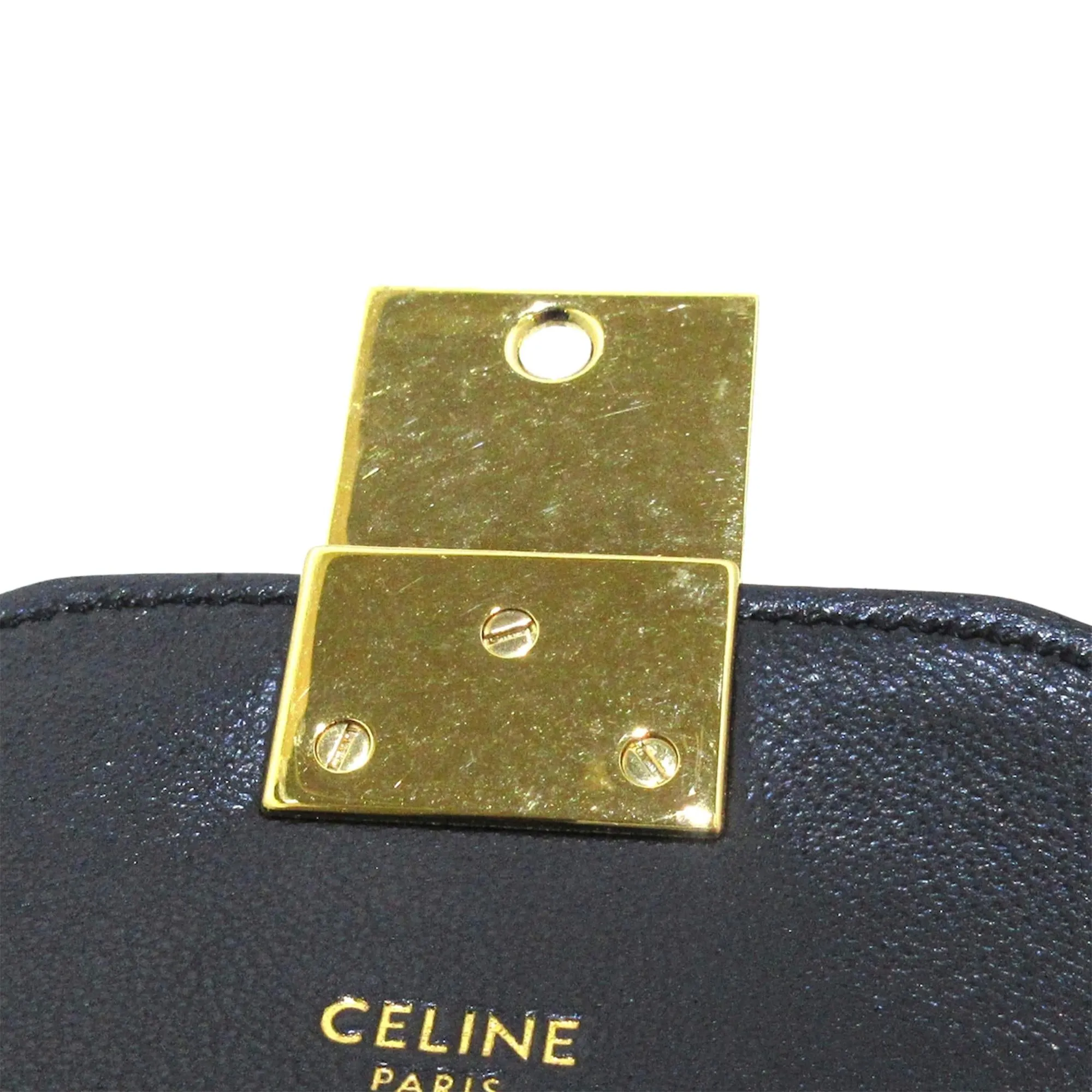 Celine C Bag Patent Leather Crossbody Bag (SHG-36200)
