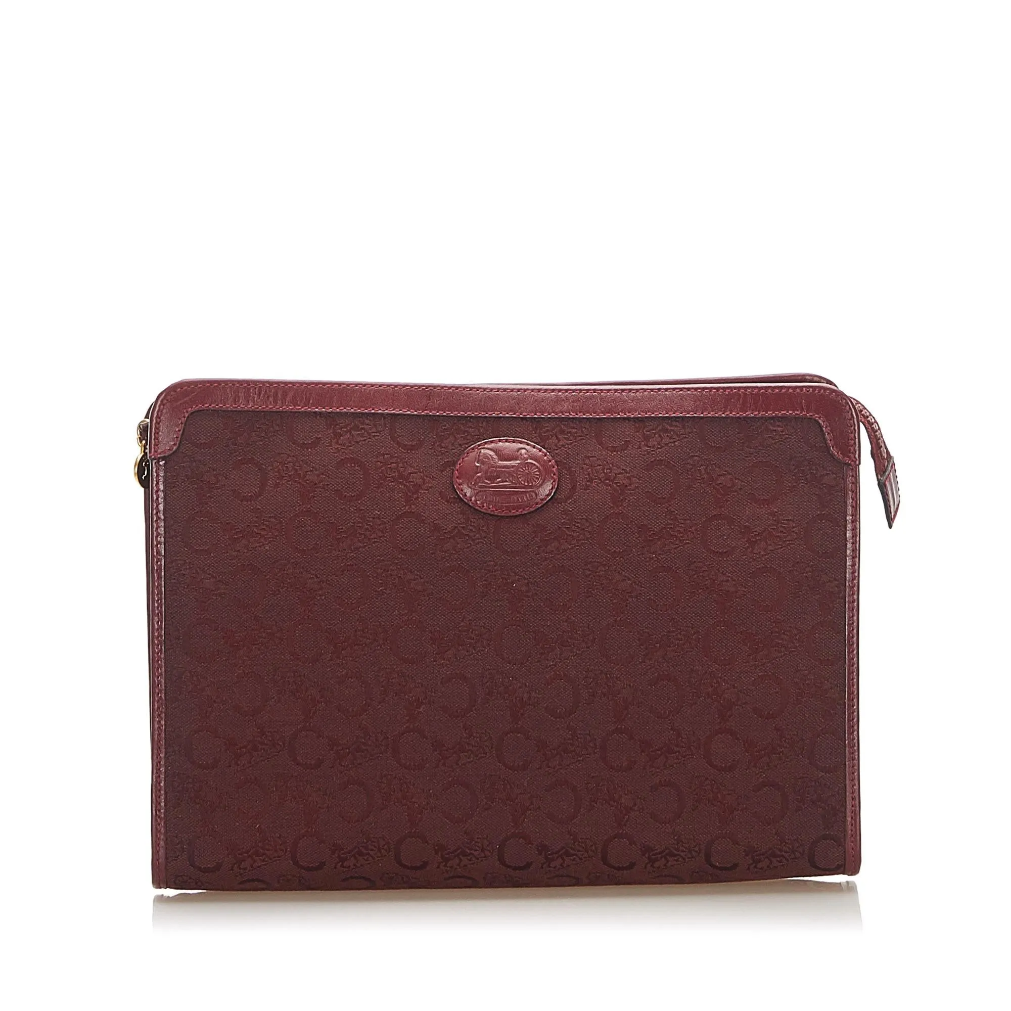 Celine C Macadam Canvas Clutch Bag (SHG-24068)