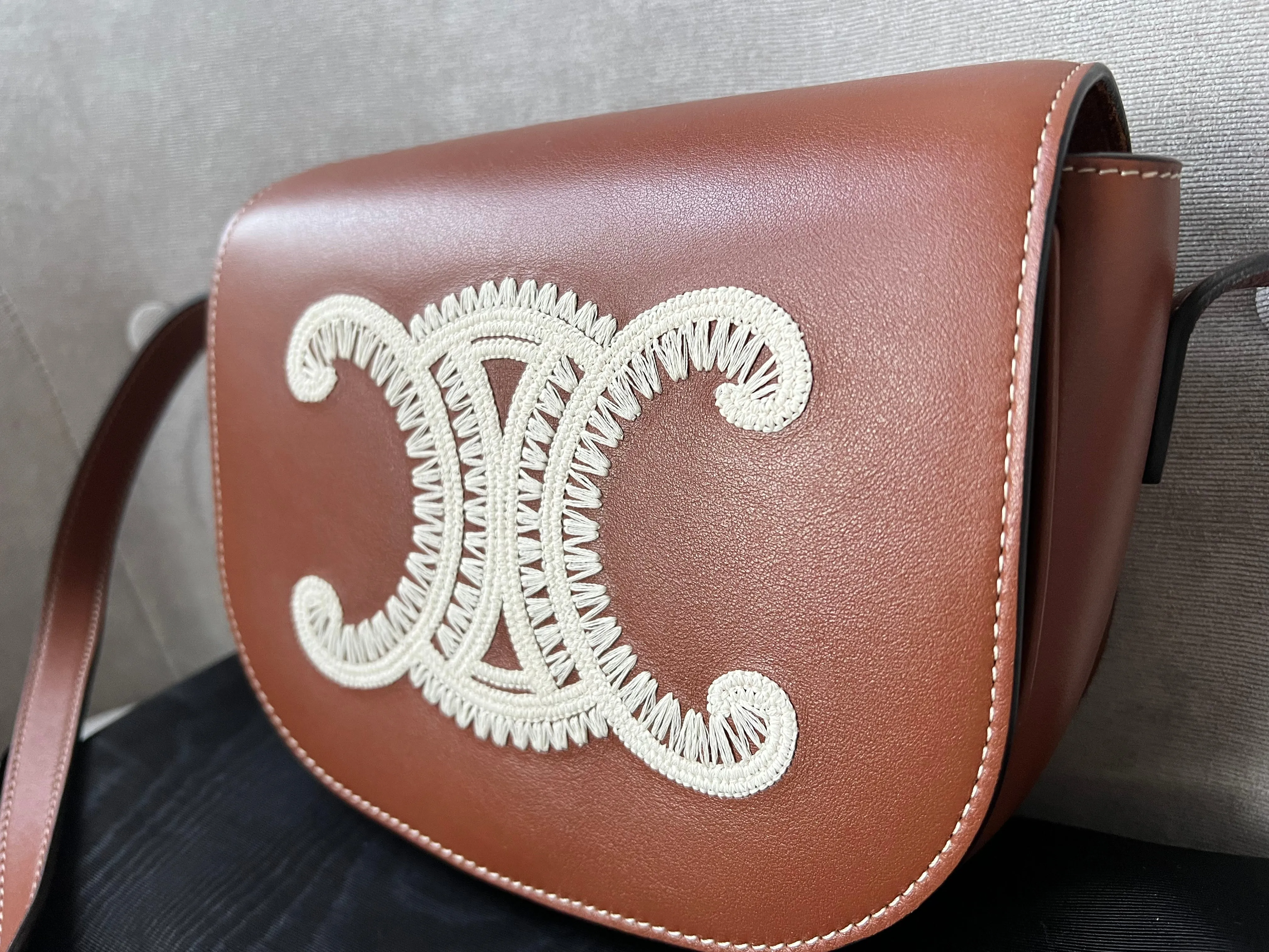 Celine Folco Cuir Triomphe in Smooth Calfsin (RRP £1830)