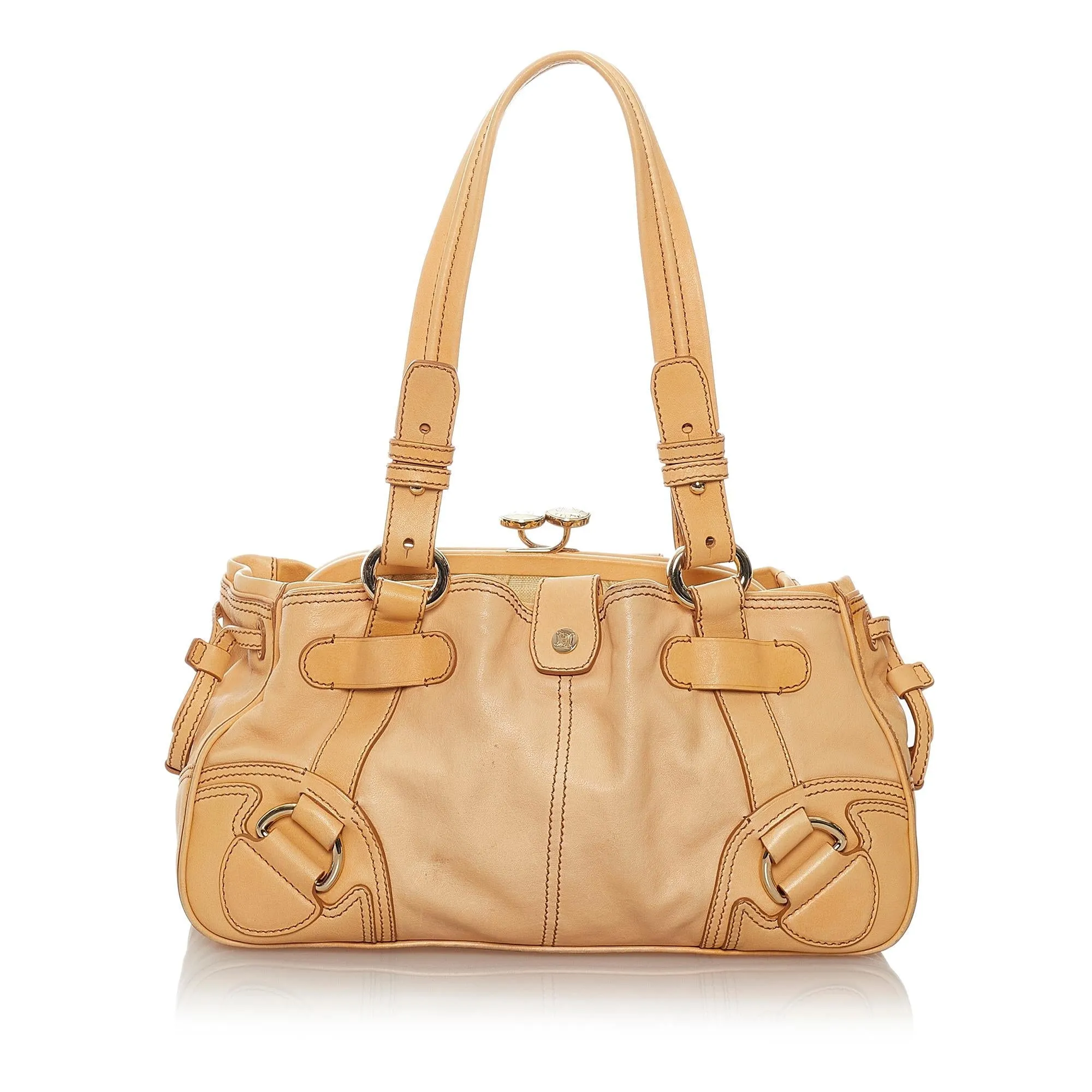Celine Leather Shoulder Bag