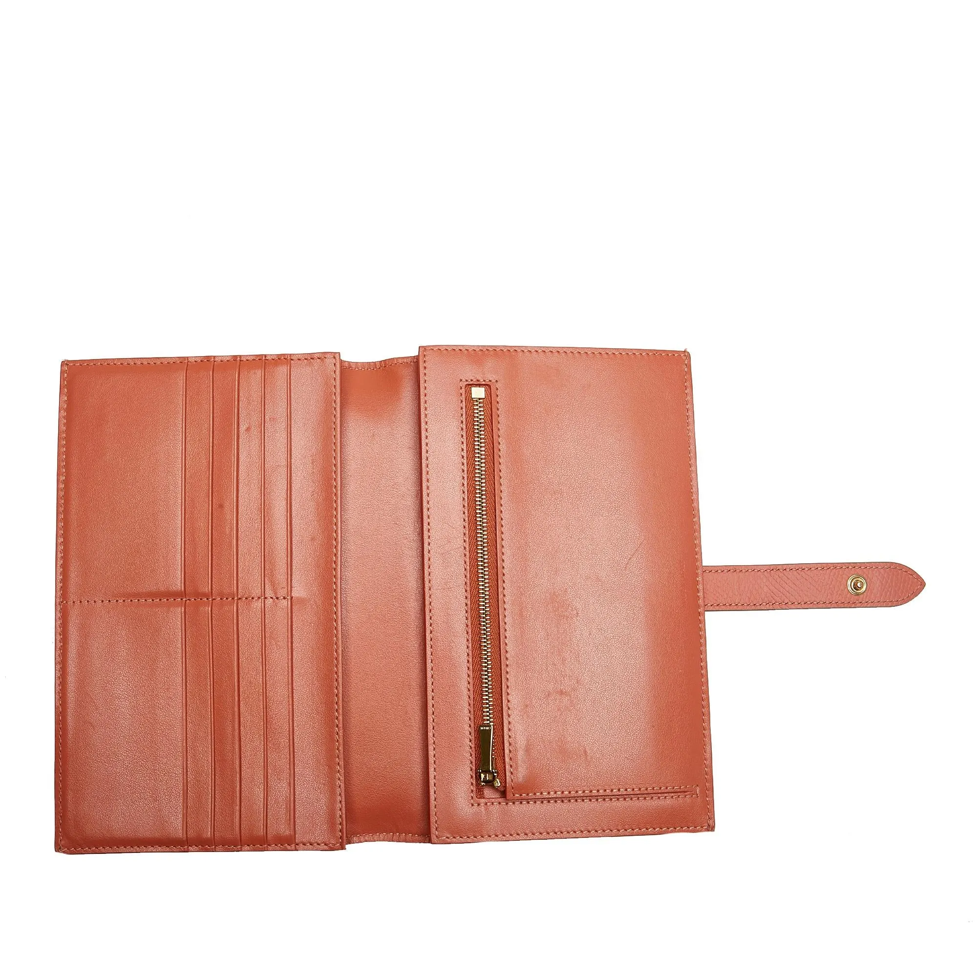 Celine Multifunction Strap Leather Wallet