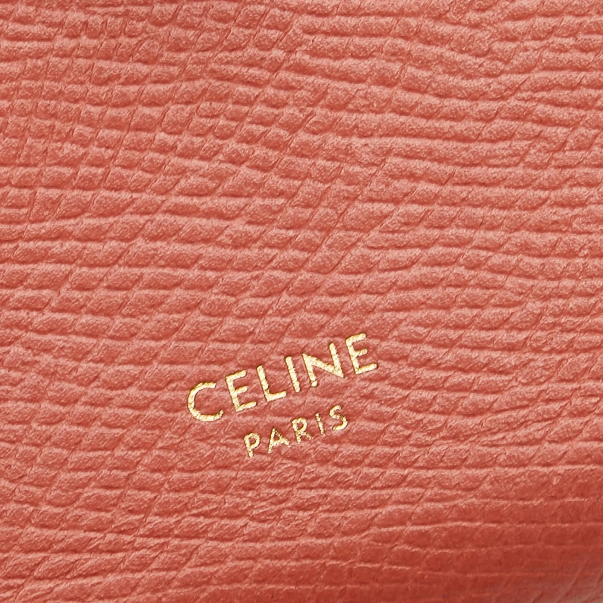 Celine Multifunction Strap Leather Wallet