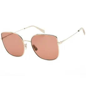 Celine Women's Sunglasses - Gradient Lens Gold Metal Cat Eye Frame | CL40174U 32S