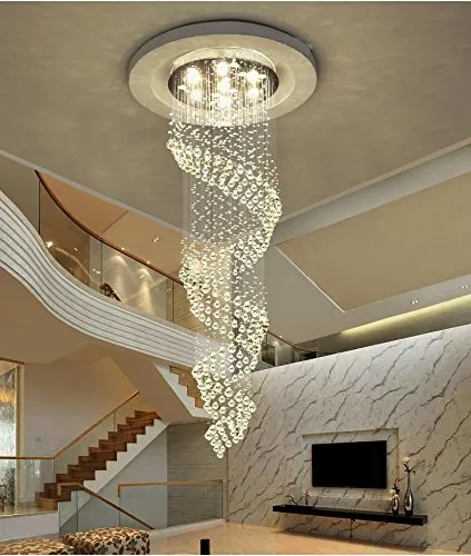 Crystal Raindrop Chandelier  w/LED