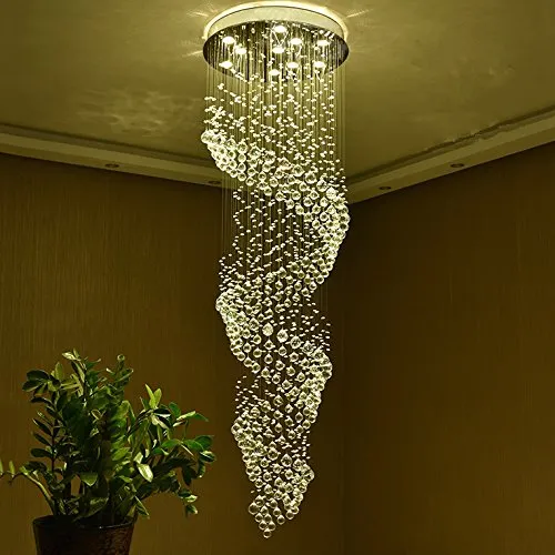Crystal Raindrop Chandelier  w/LED