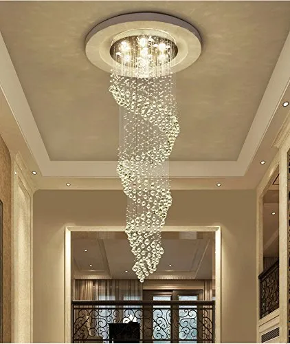 Crystal Raindrop Chandelier  w/LED