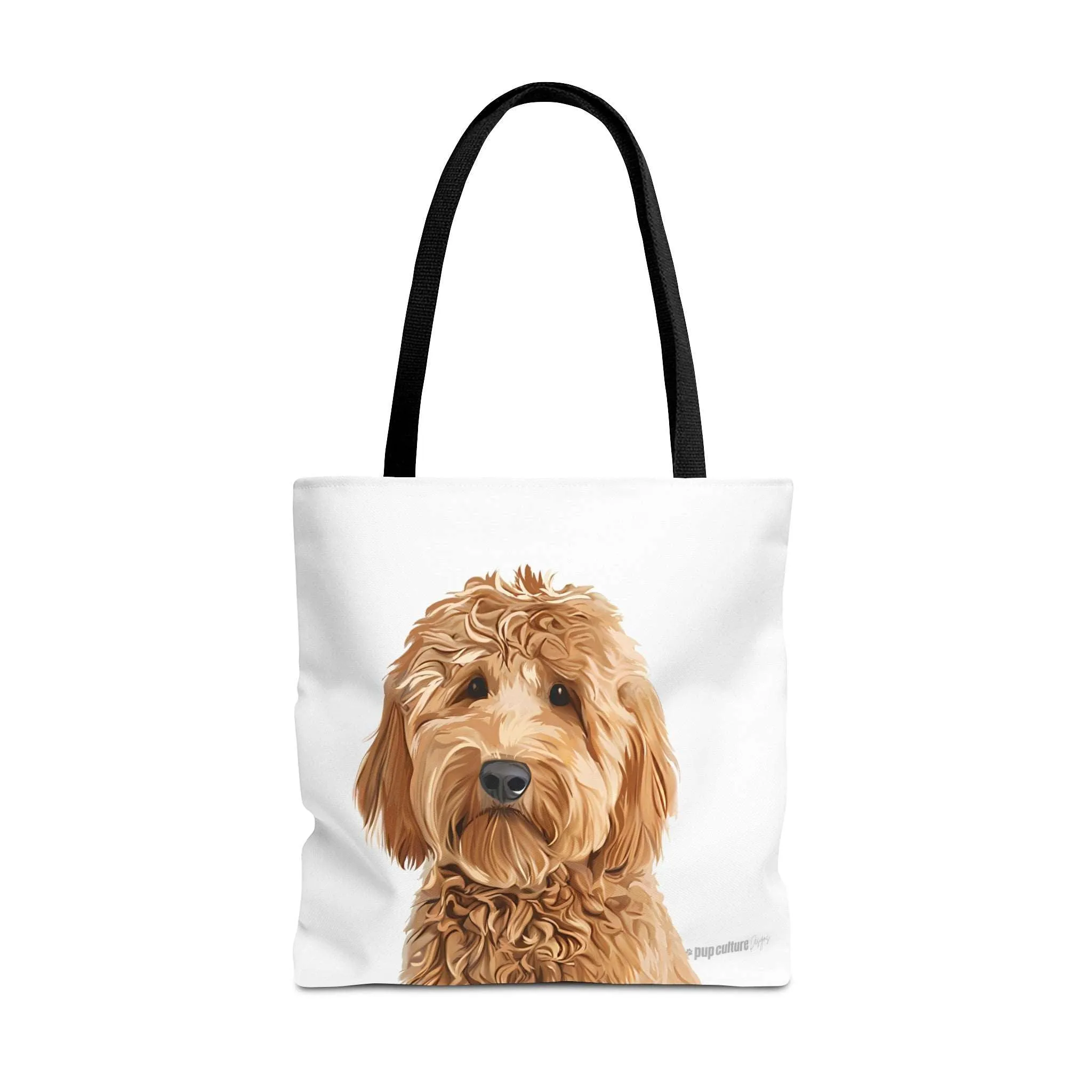 Custom Dog Portrait Tote bag | Classic White