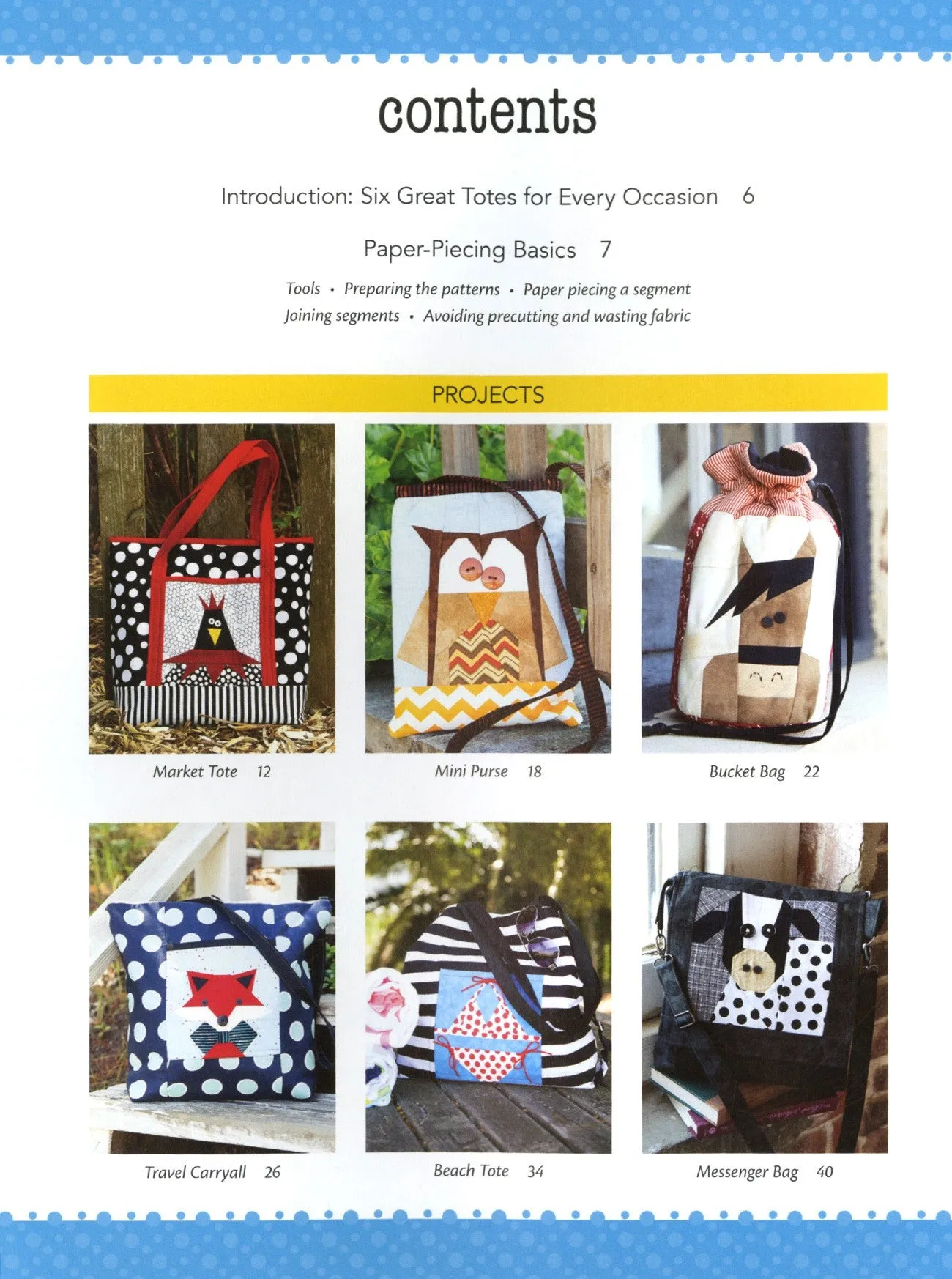 Cute & Clever Totes Pattern