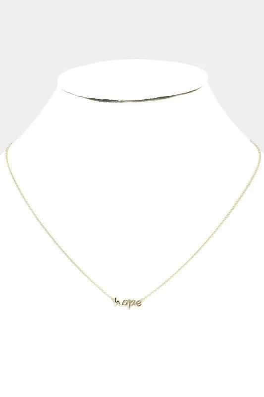 Dainty HOPE Necklace