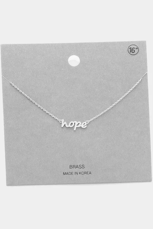 Dainty HOPE Necklace