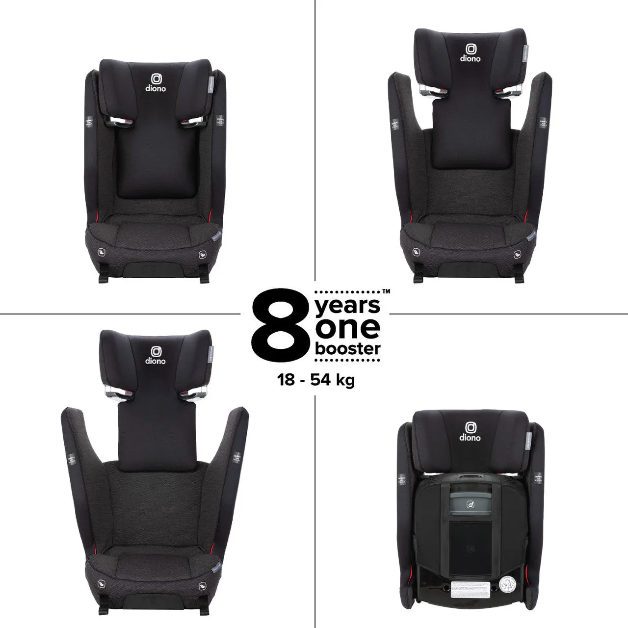 Diono Monterey® 6XT SafePlus High-Back Car Booster Seat