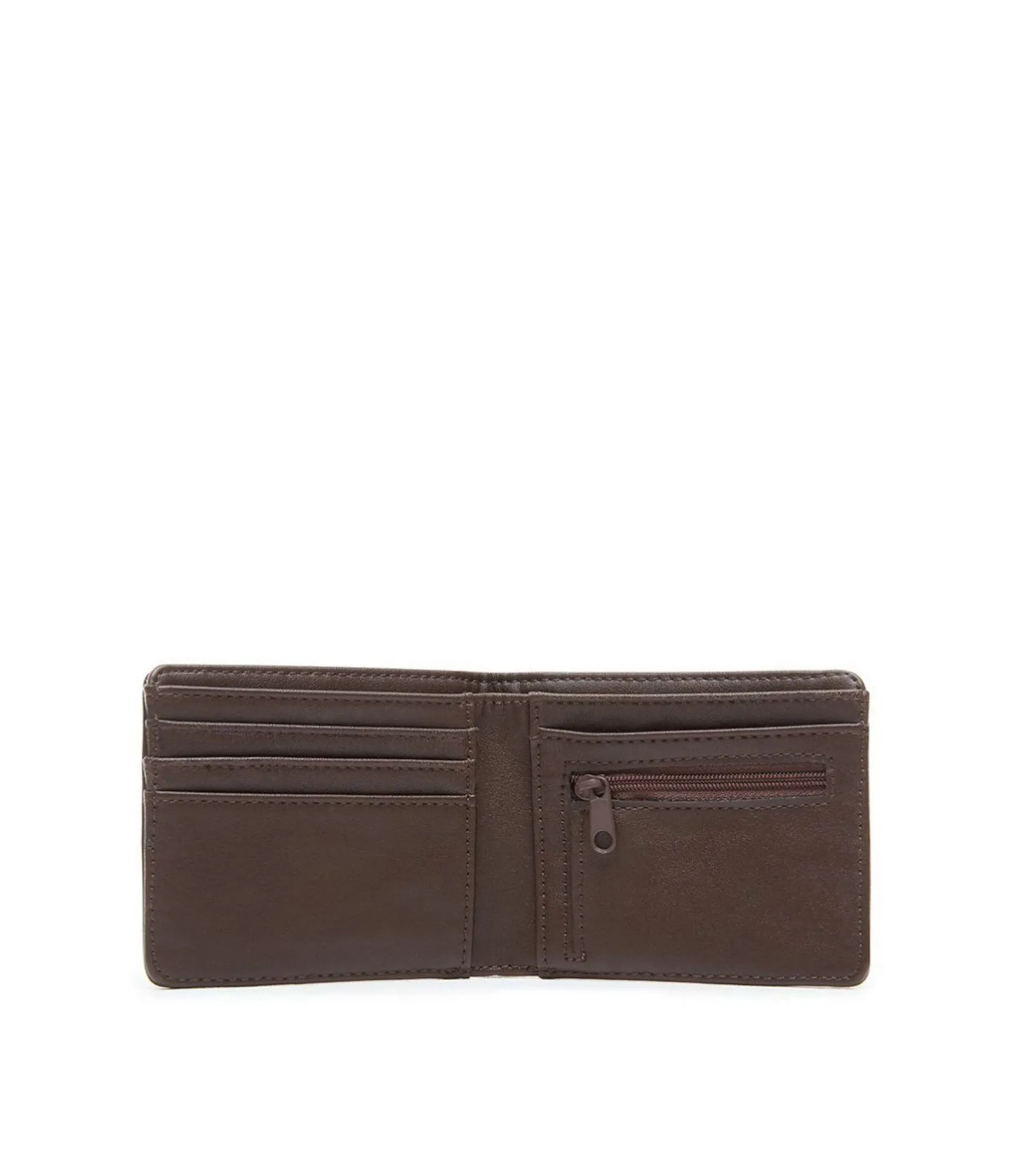 Drop V Bifold W - Dark Brown