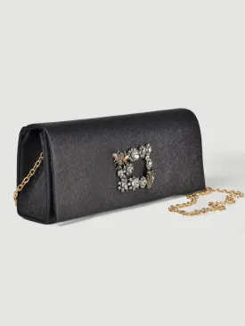 Embellished Glossy Clutch