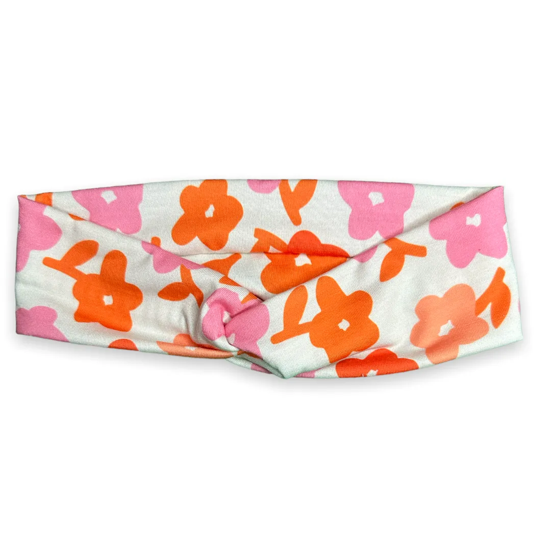 February Floral Knotties Headband