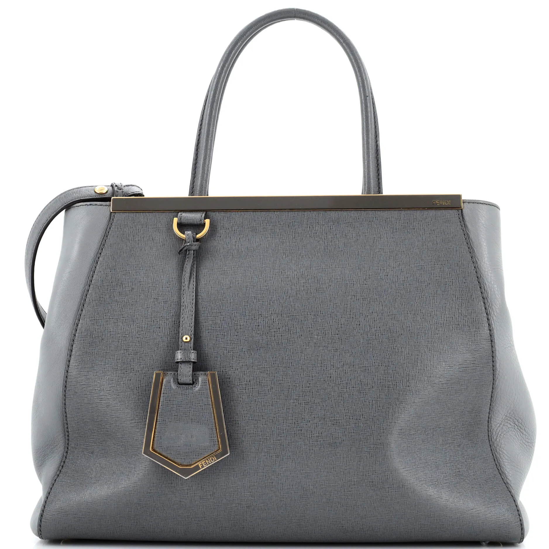 FENDI 2Jours Bag Leather Medium