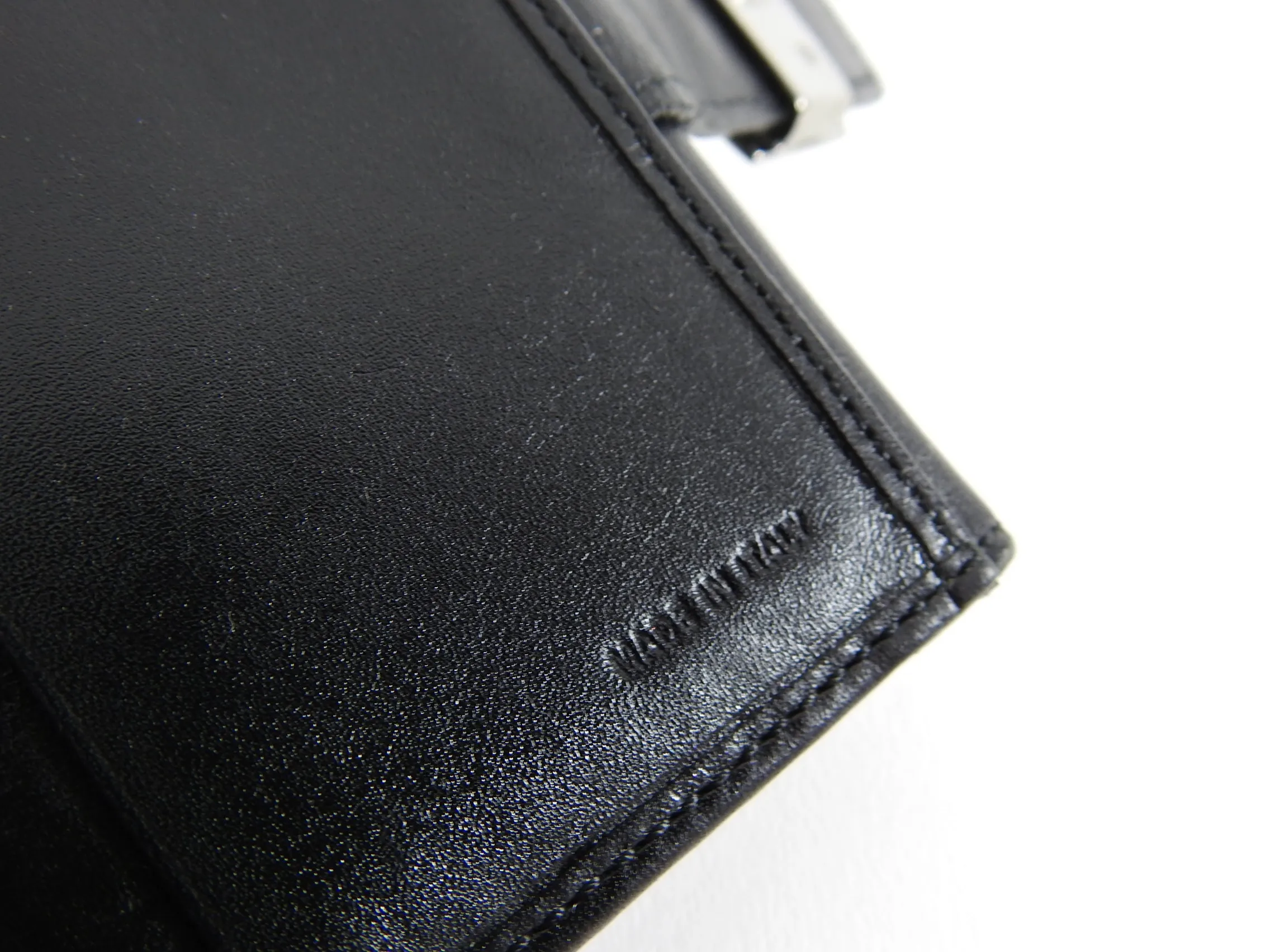 Fendi Black Monogram Zucca Logo Bifold Wallet