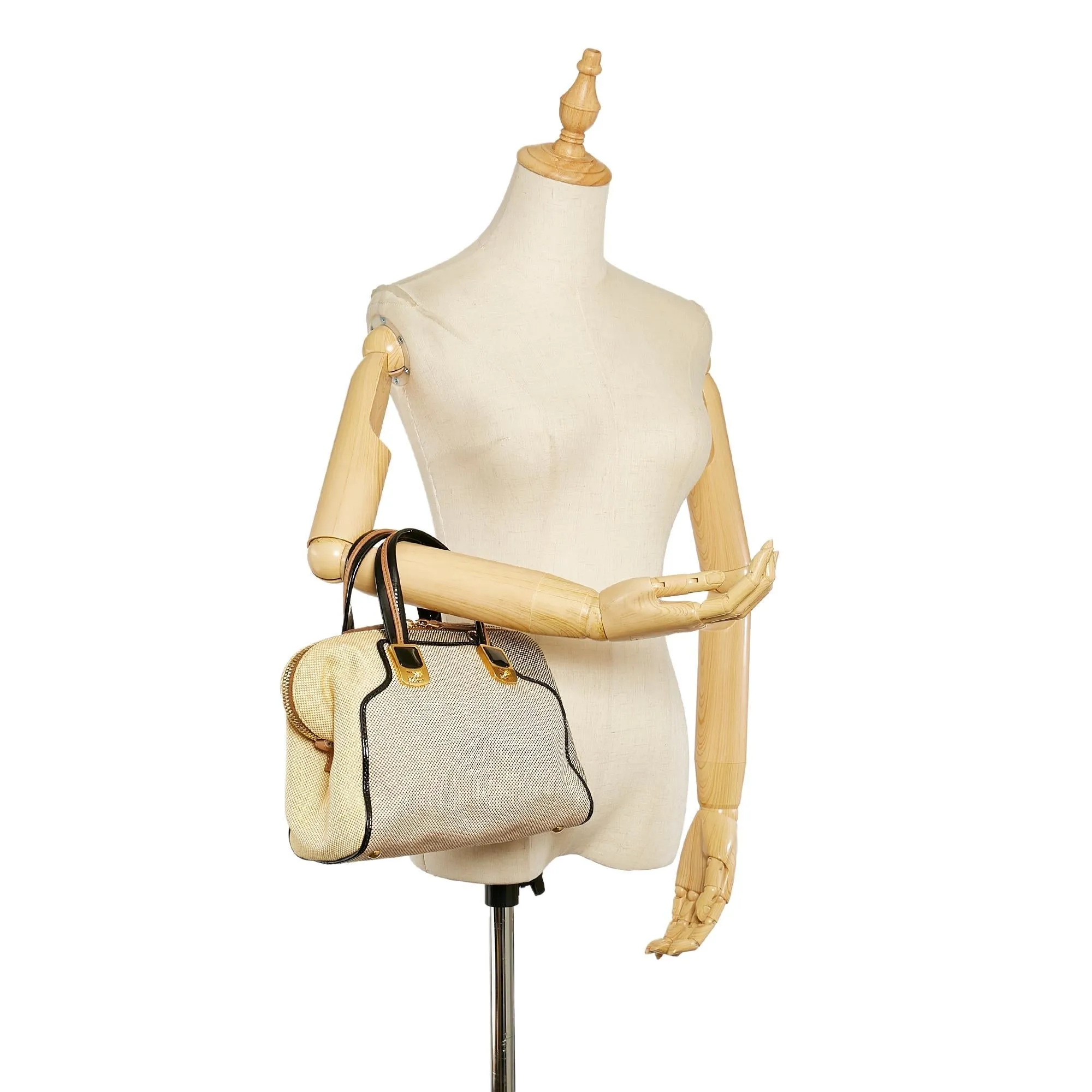 Fendi Colorblock Canvas Chameleon Handbag (SHG-24876)