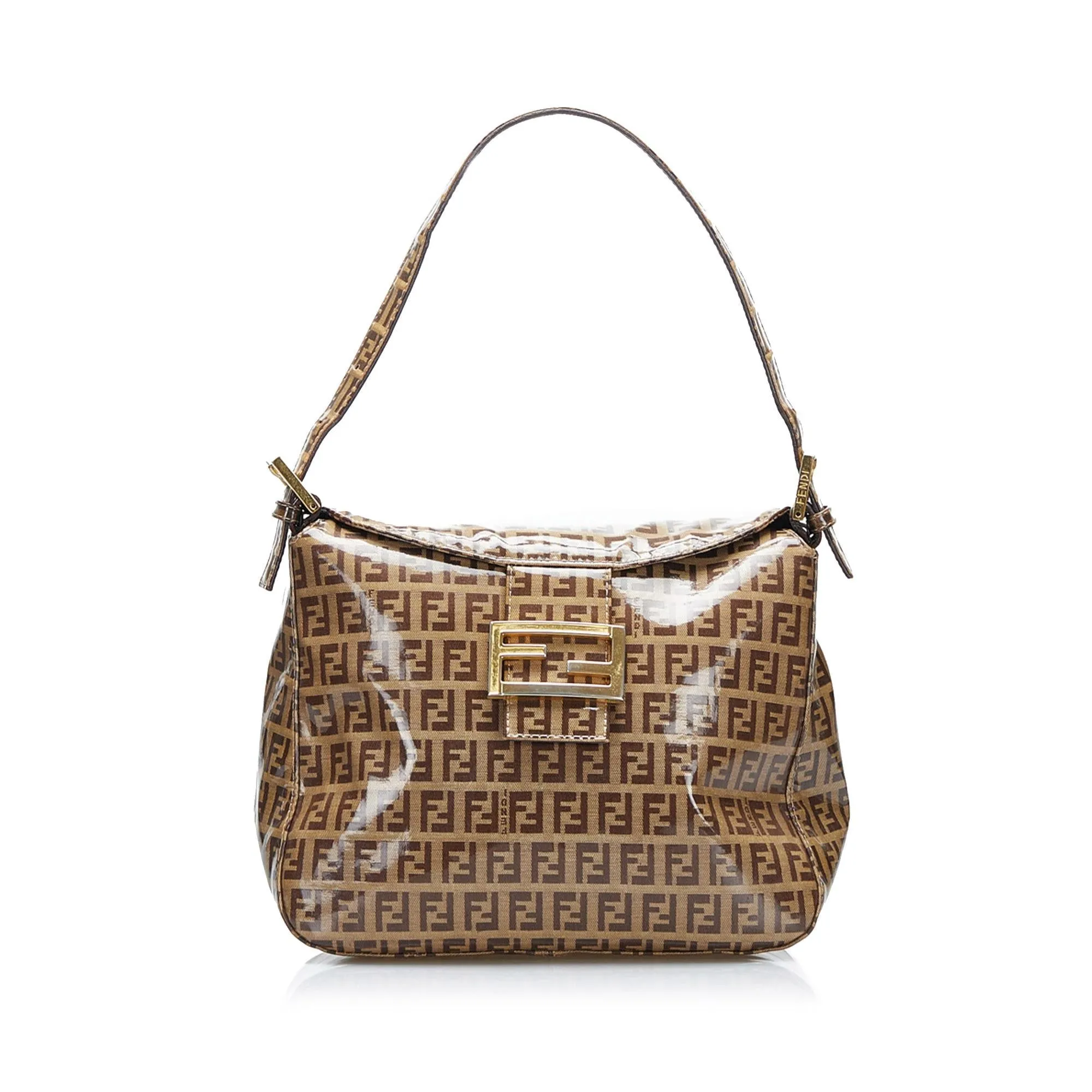 Fendi Crystal Zucchino  Flap Baguette (SHG-MKFmEx)
