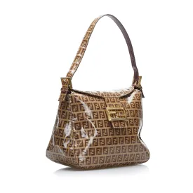 Fendi Crystal Zucchino  Flap Baguette (SHG-MKFmEx)