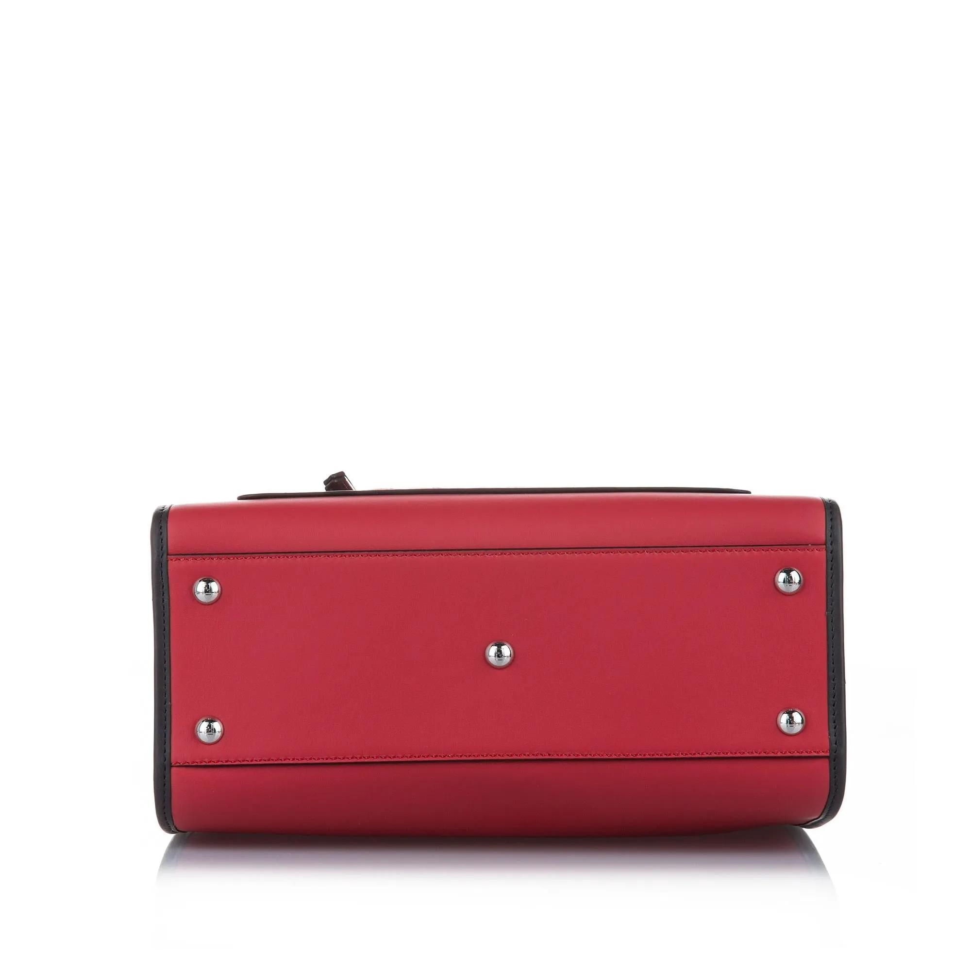 Fendi Embroidered Runaway Leather Satchel (SHG-22712)