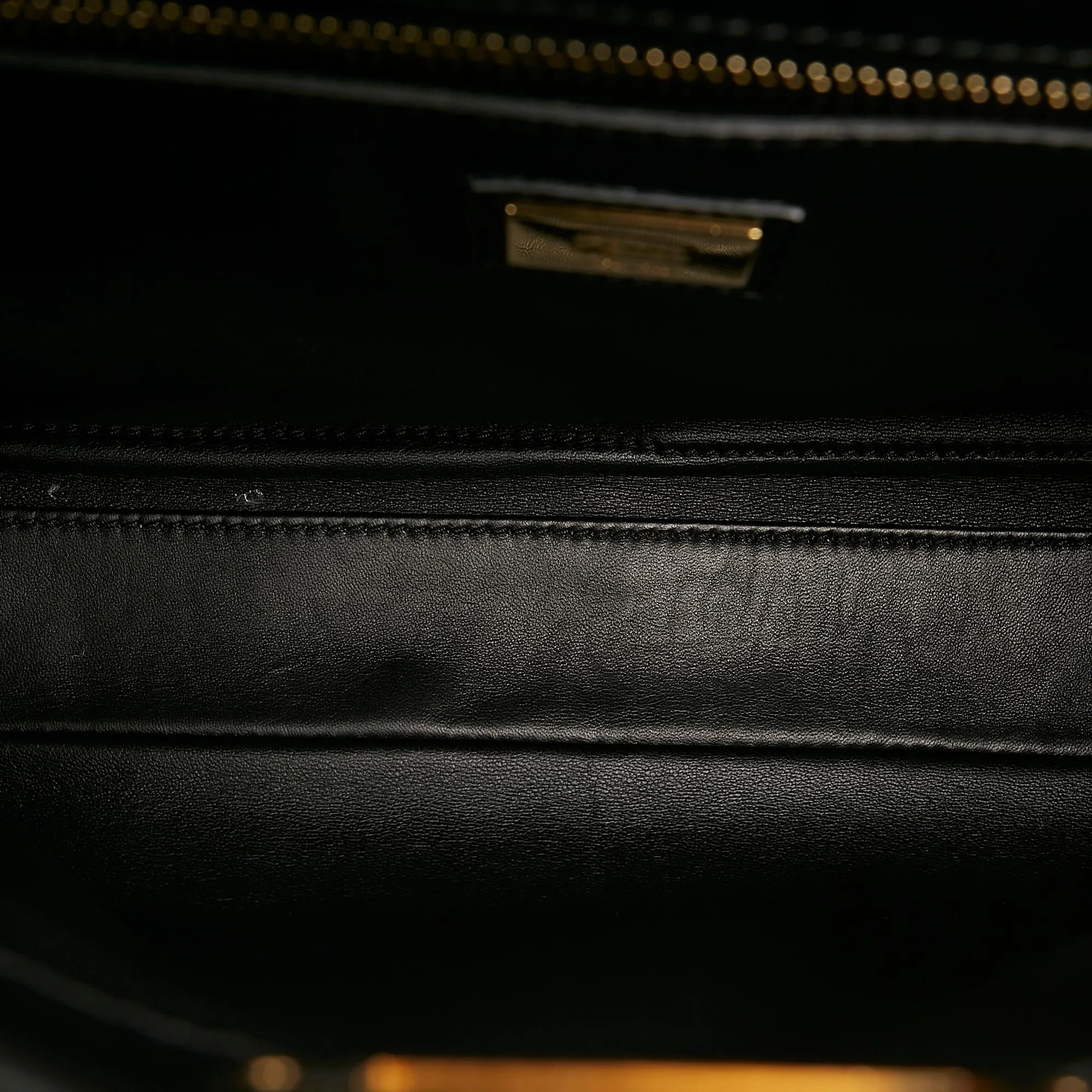 Fendi Medium Peekaboo Leather Satchel (SHG-34345)