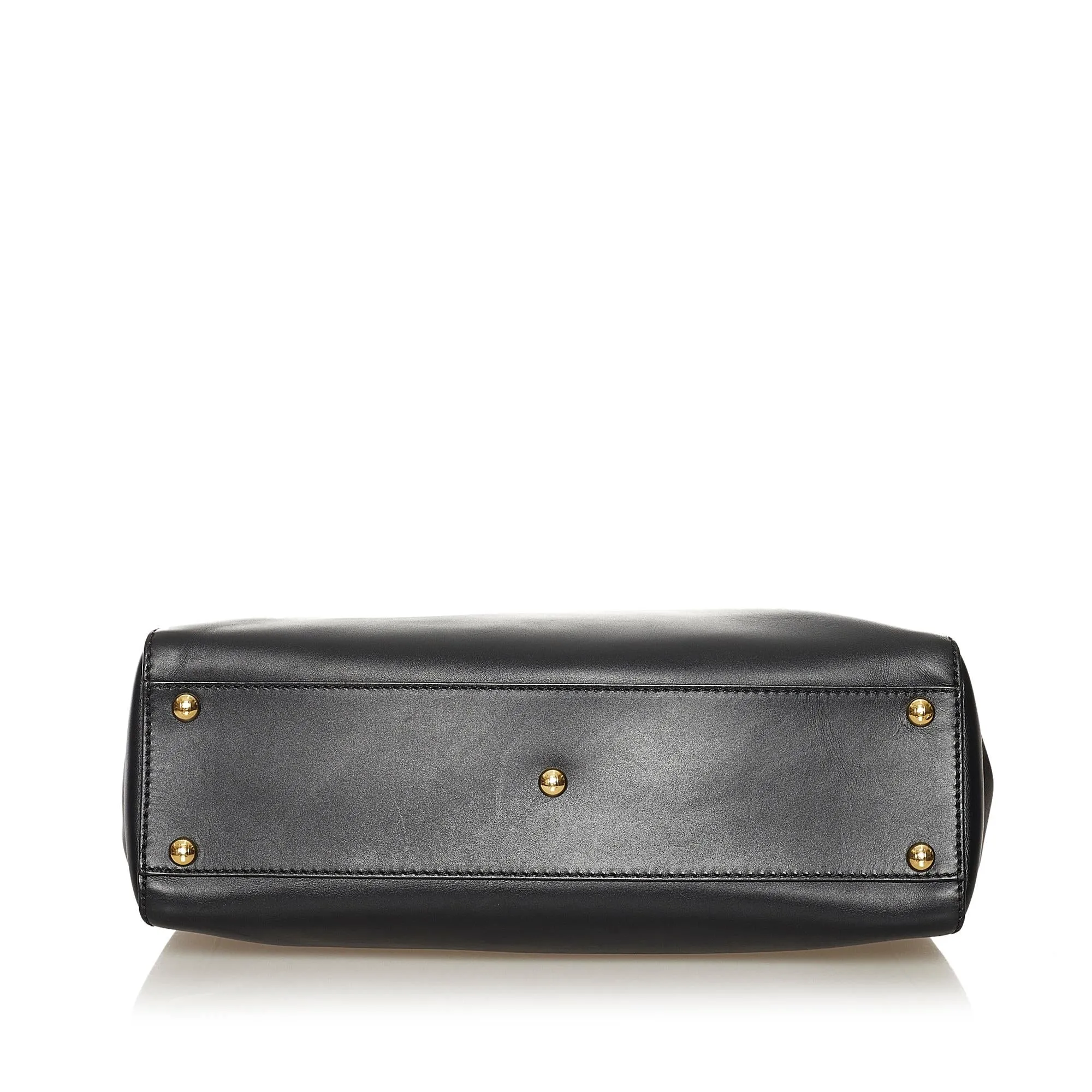 Fendi Medium Peekaboo Leather Satchel (SHG-34345)