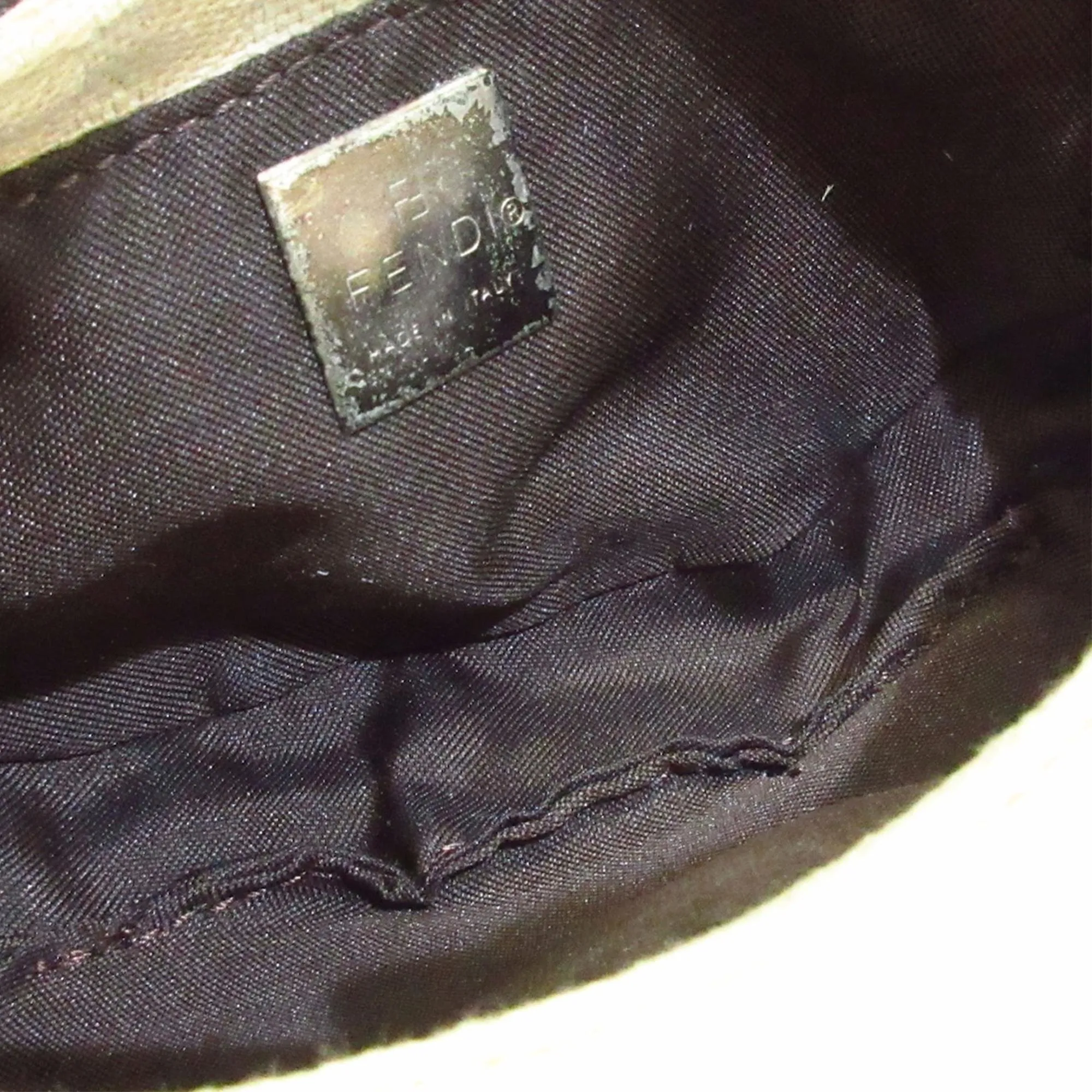 Fendi Mini Zucca Canvas Baguette (SHG-36044)