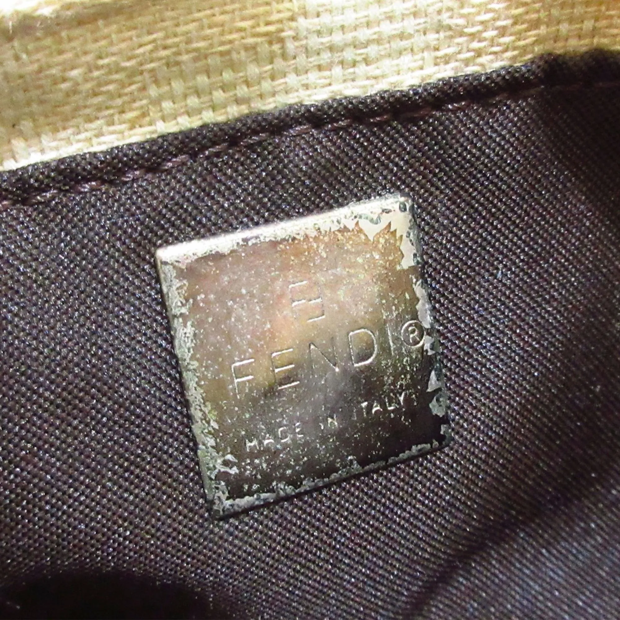 Fendi Mini Zucca Canvas Baguette (SHG-36044)