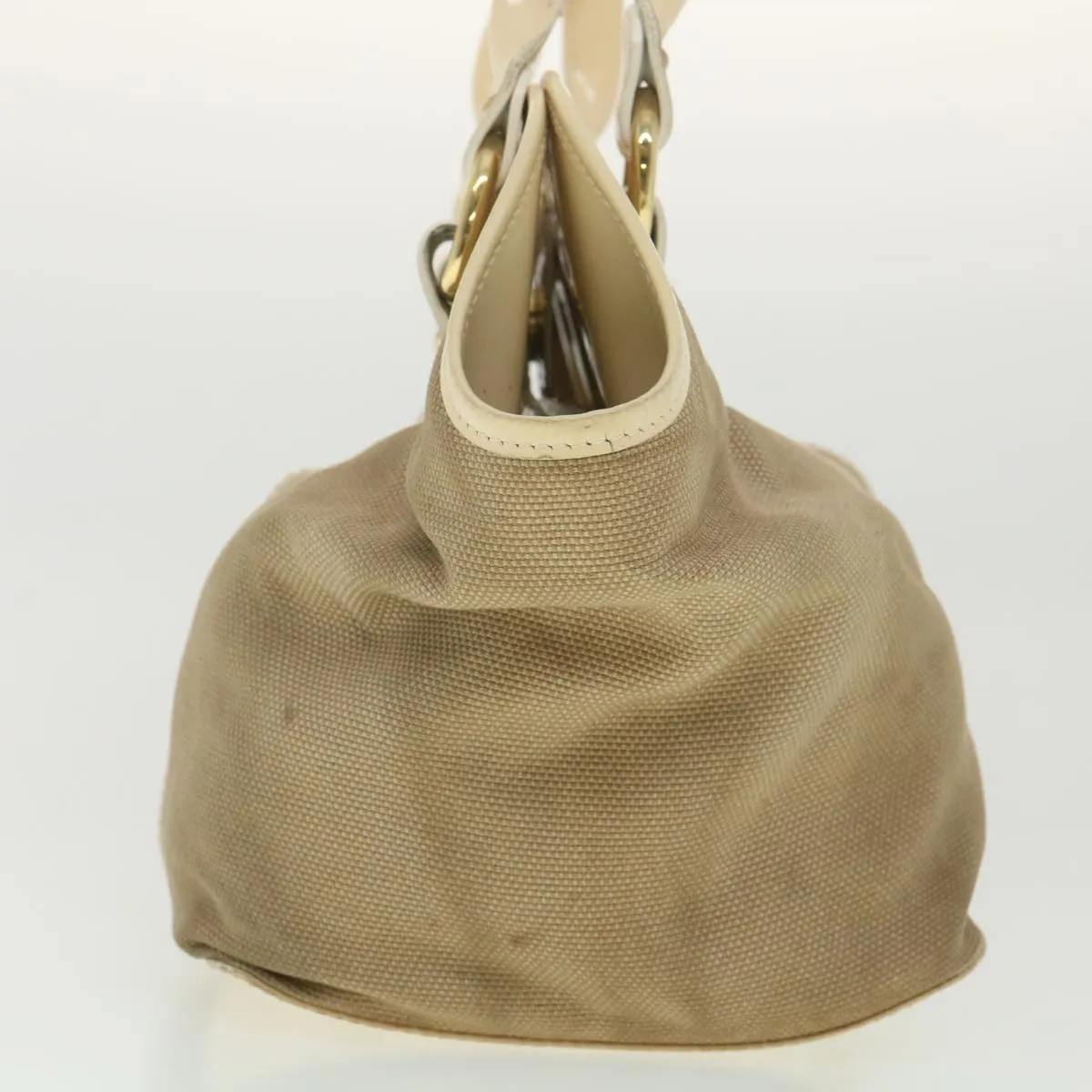 FENDI Shoulder Bag Canvas Beige 2435-8BH121-LAX-048 Auth th3390