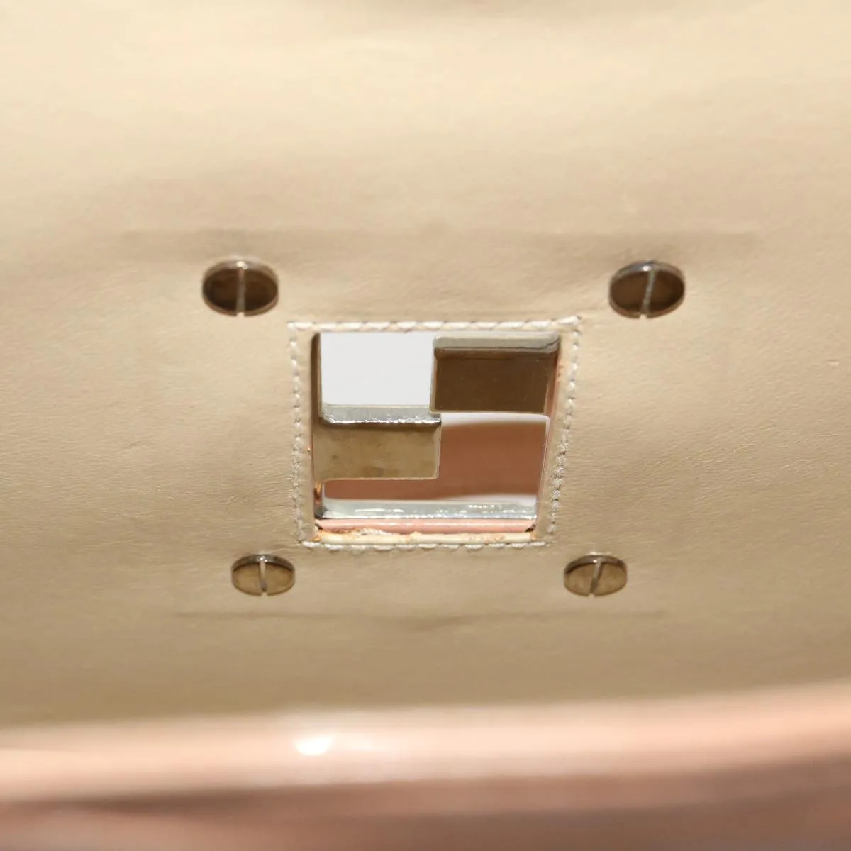 FENDI Tote Bag Leather 2way Pink  rd2065