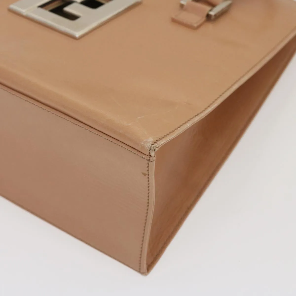 FENDI Tote Bag Leather 2way Pink  rd2065