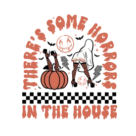 Funny Halloween heat transfer, press and peel, no shirt