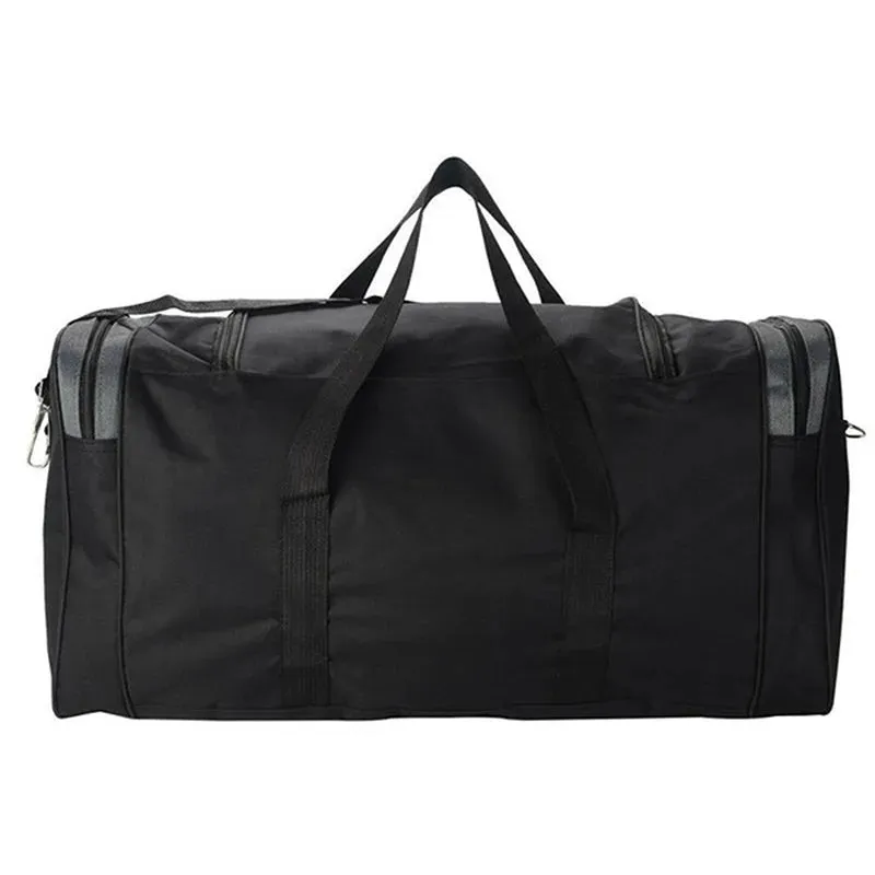 Global Trekker: Rugged Oxford Weekender with Multi-Pocket Design"