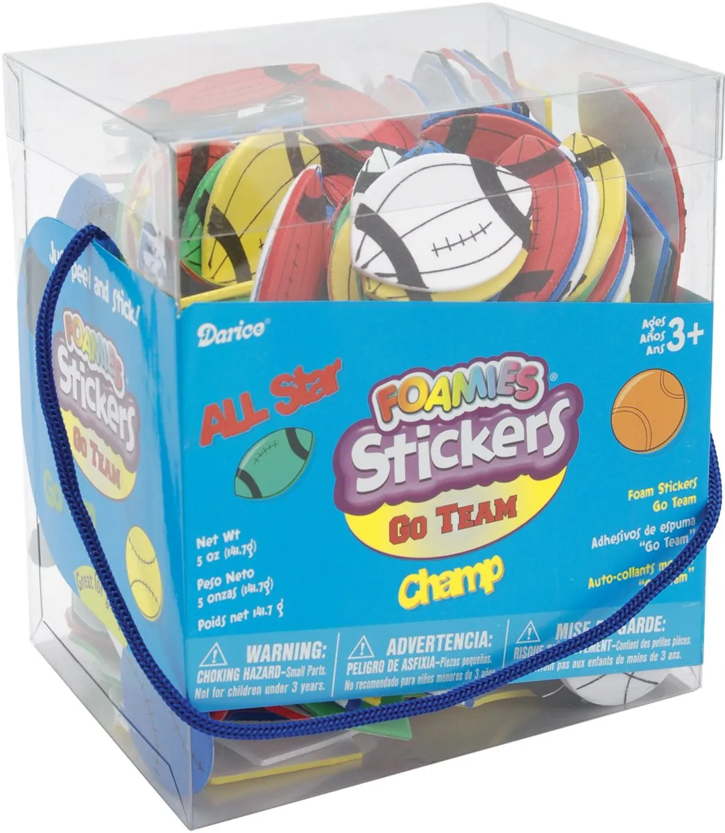 GO TEAM STICKER BUCKET(D)