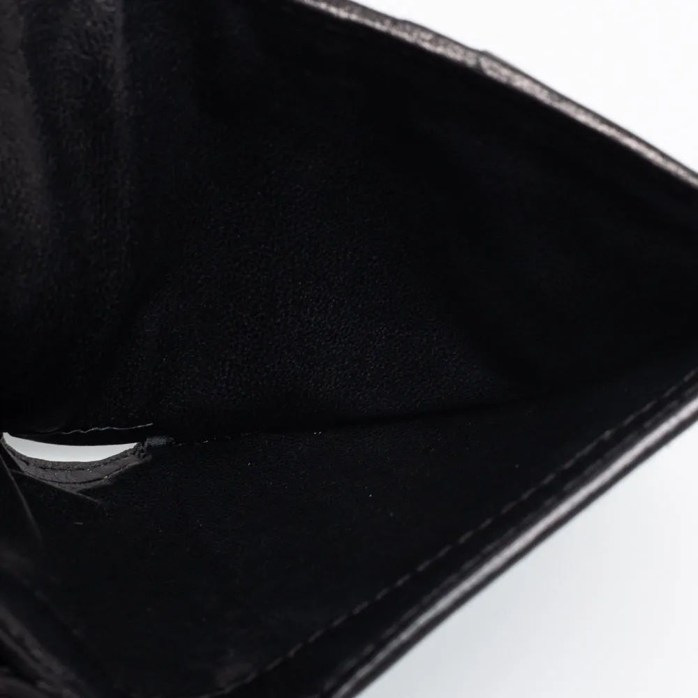Gucci Black GG Canvas And Leather Bifold Wallet
