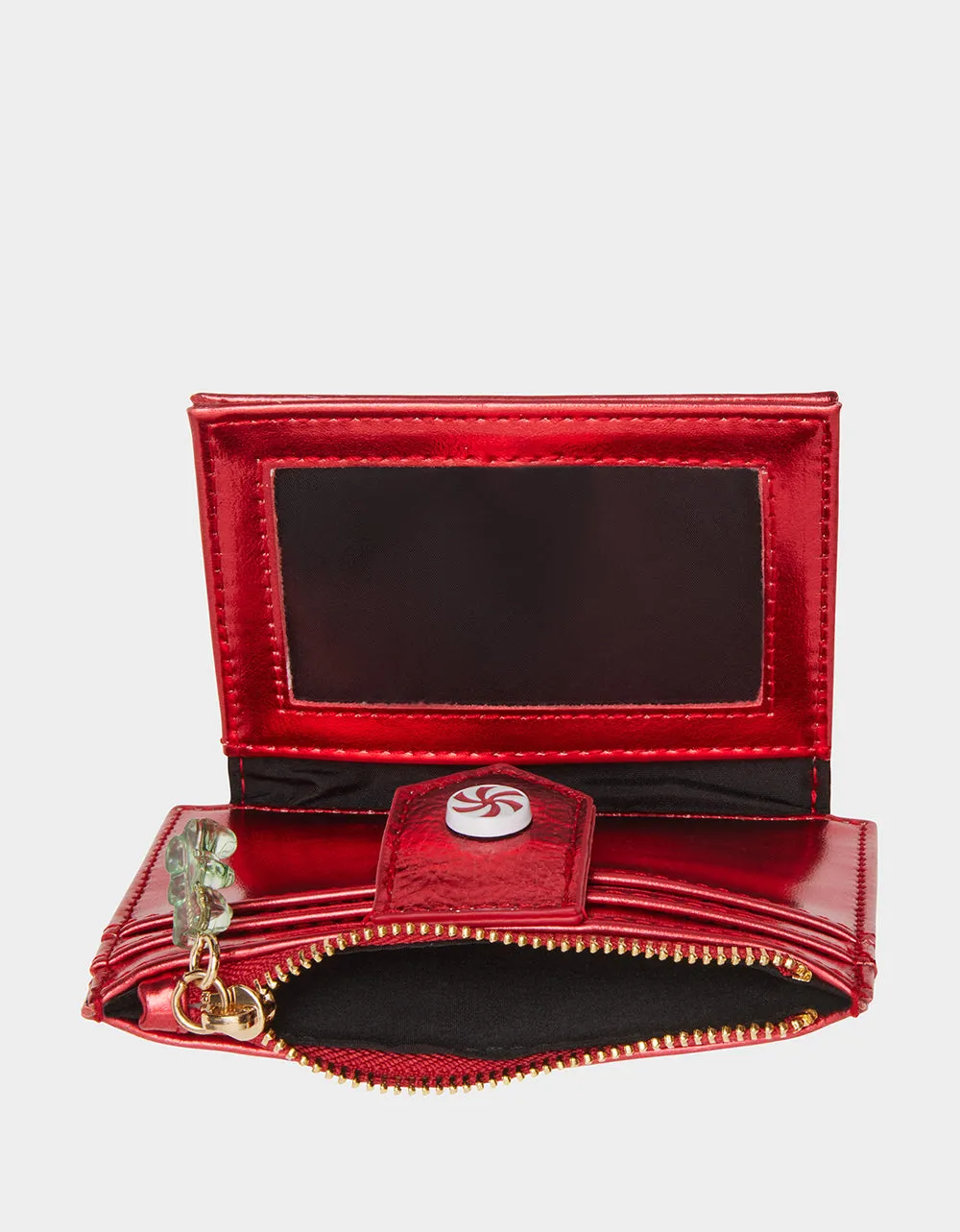 HOLIDAY CANDY BIFOLD WALLET RED