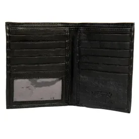 Hot Leathers Bifold Rfid Blocking Wallet With Zipper Pocket