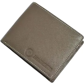 Lambretta Mens Classic Leather RFID Blocking Wallet - Dark Brown